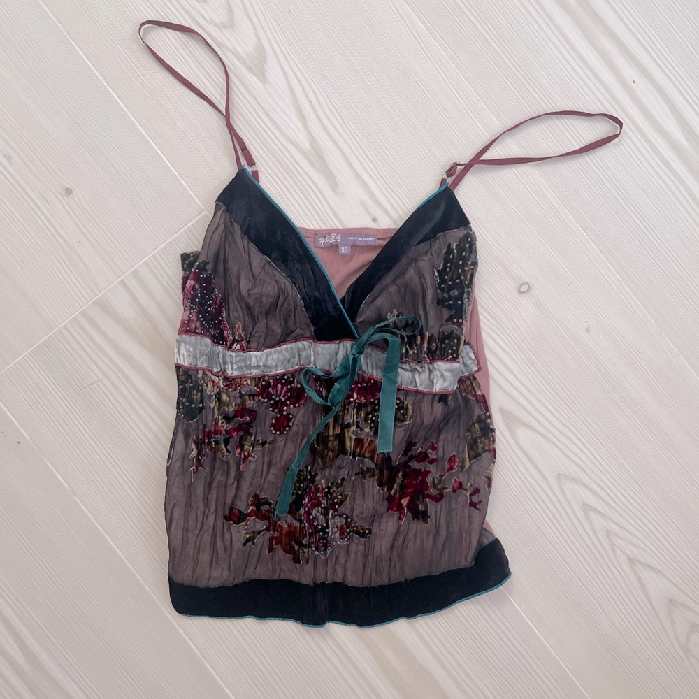 Hale bob silk top - xs